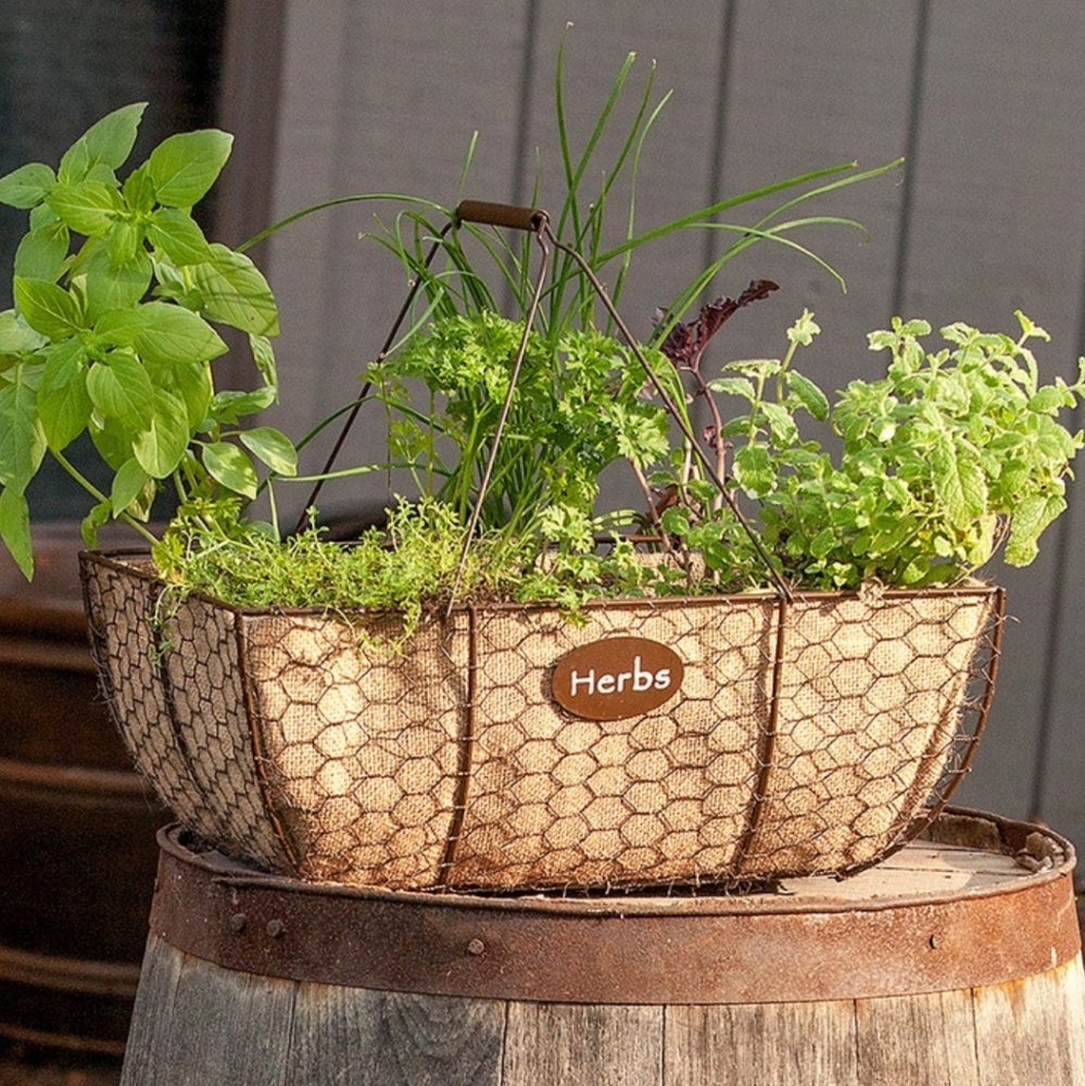 Rustic Herb Basket